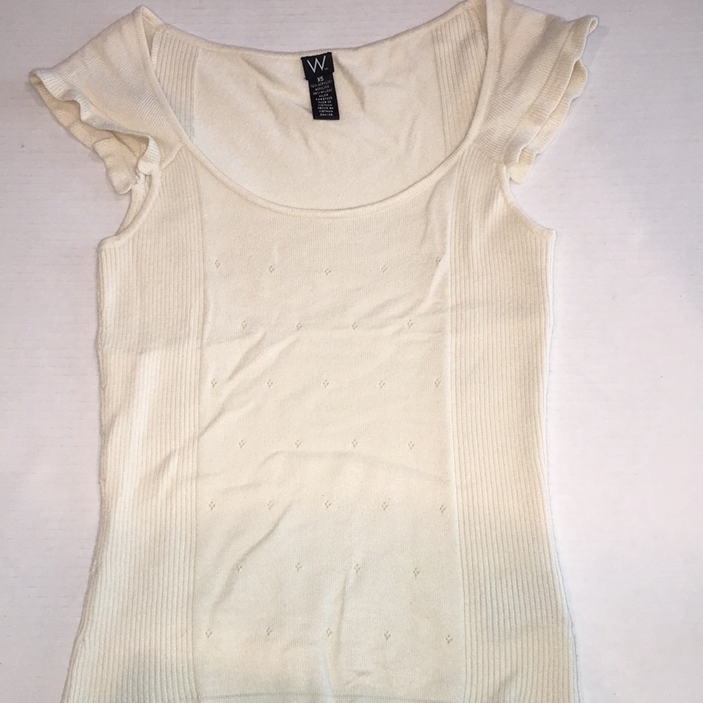 W Knit Blouse | Size XS